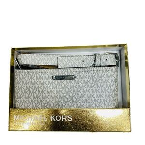 Michael Kors NWT Silver adjustable Belt Bag